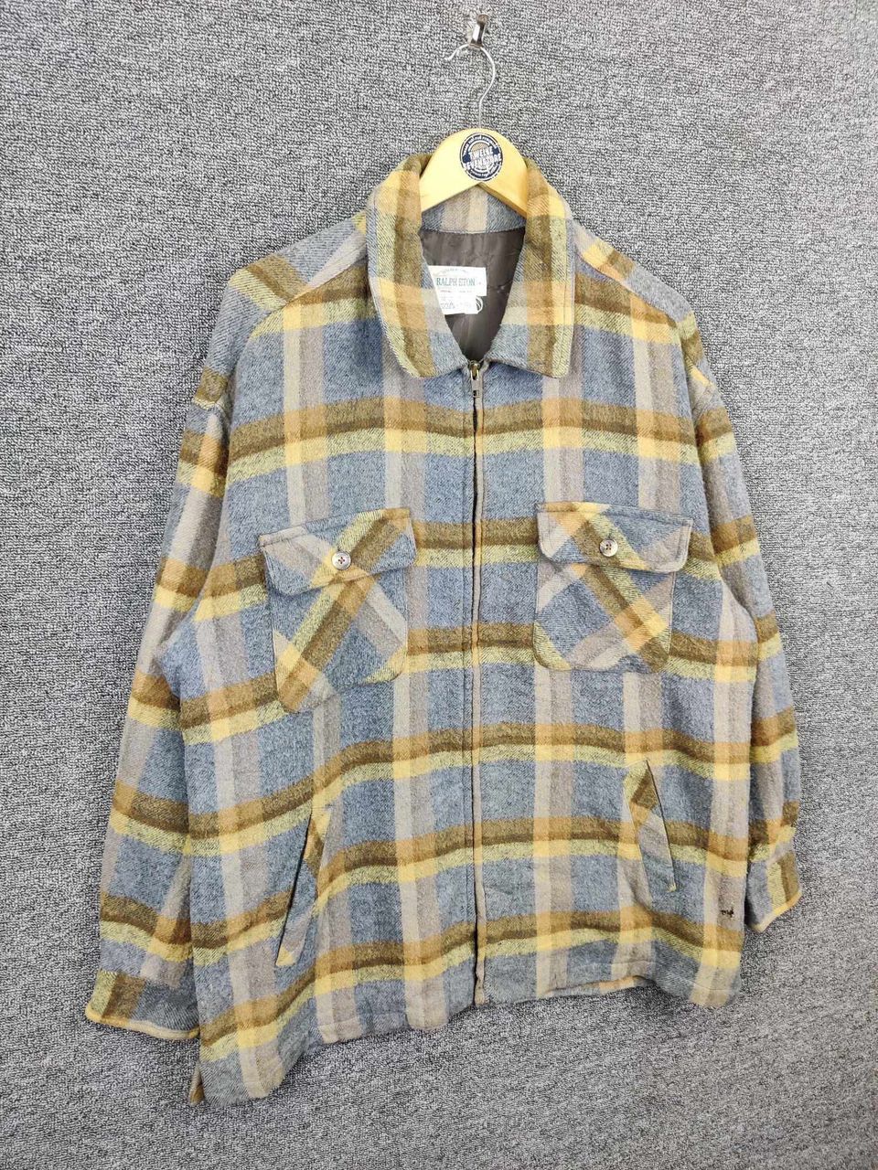 Eton Vintage Ralph Eton Hunting Plaid Flannel Jacket Size US L / EU 52-54 / 3 - 5 Thumbnail