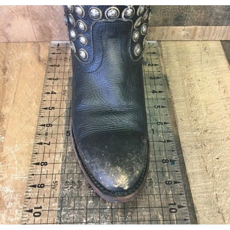 Frye Frye 76684 Wyatt Studded Ankle Cowboy Boots Womens 6.5 B Size US 6.5 / IT 36.5 - 3 Thumbnail