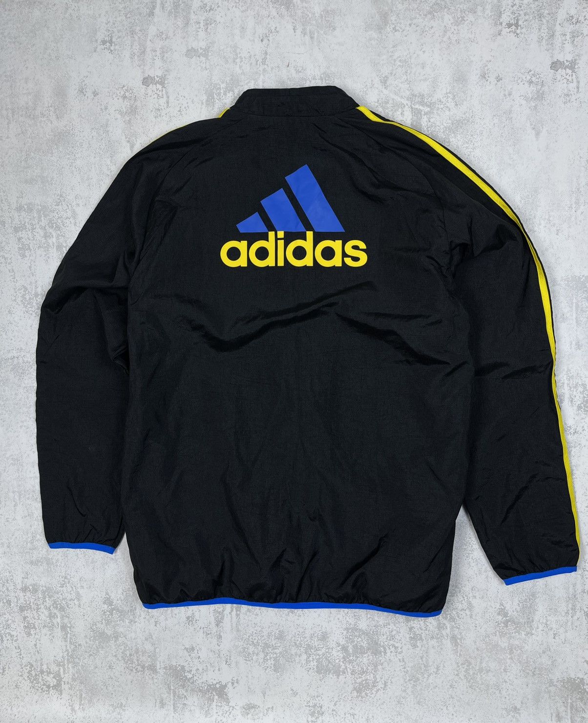 Adidas Adidas x Manchester United Retro Blue/Yellow Windbreaker Size US L / EU 52-54 / 3 - 8 Thumbnail