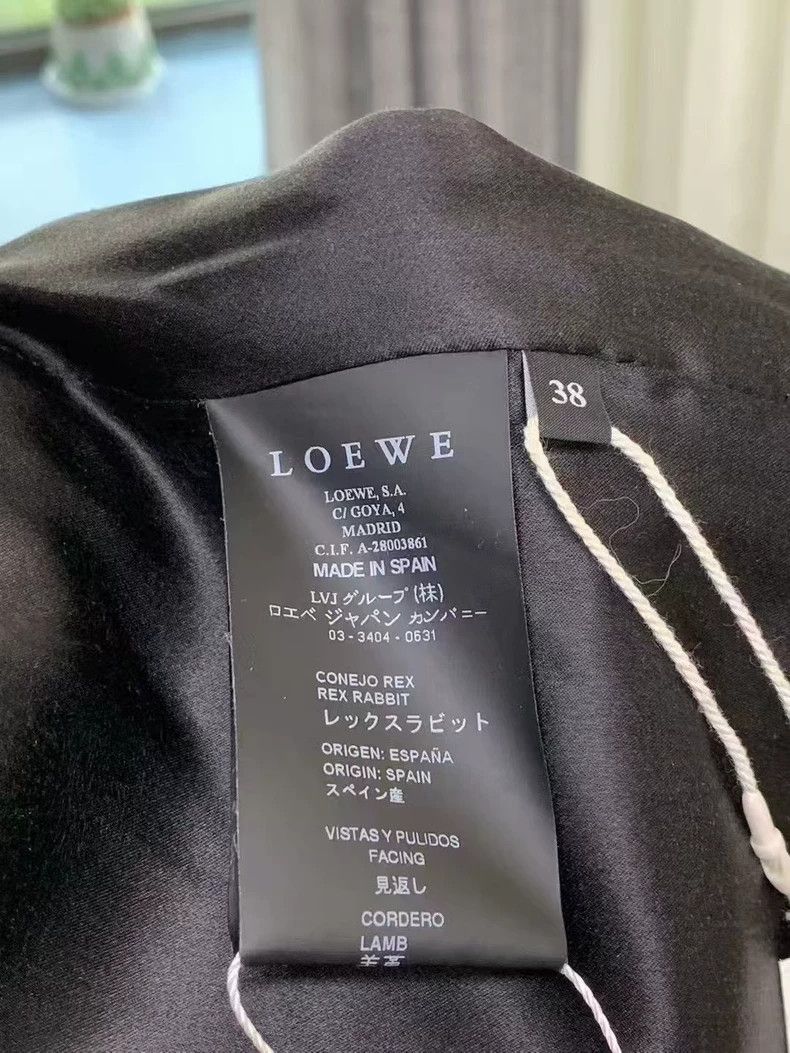 Loewe Loewe Fur-lined riding jacket Size XS / US 0-2 / IT 36-38 - 3 Thumbnail
