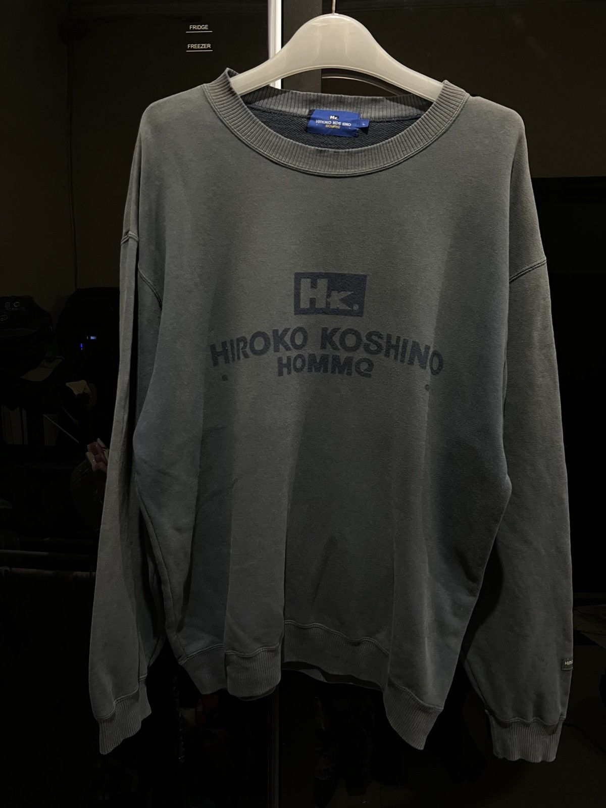 Hiroko Koshino Homme Hiroko Koshino Homme Distressed Sun Faded Grunge Sweatshirt Size US L / EU 52-54 / 3 - 2 Thumbnail