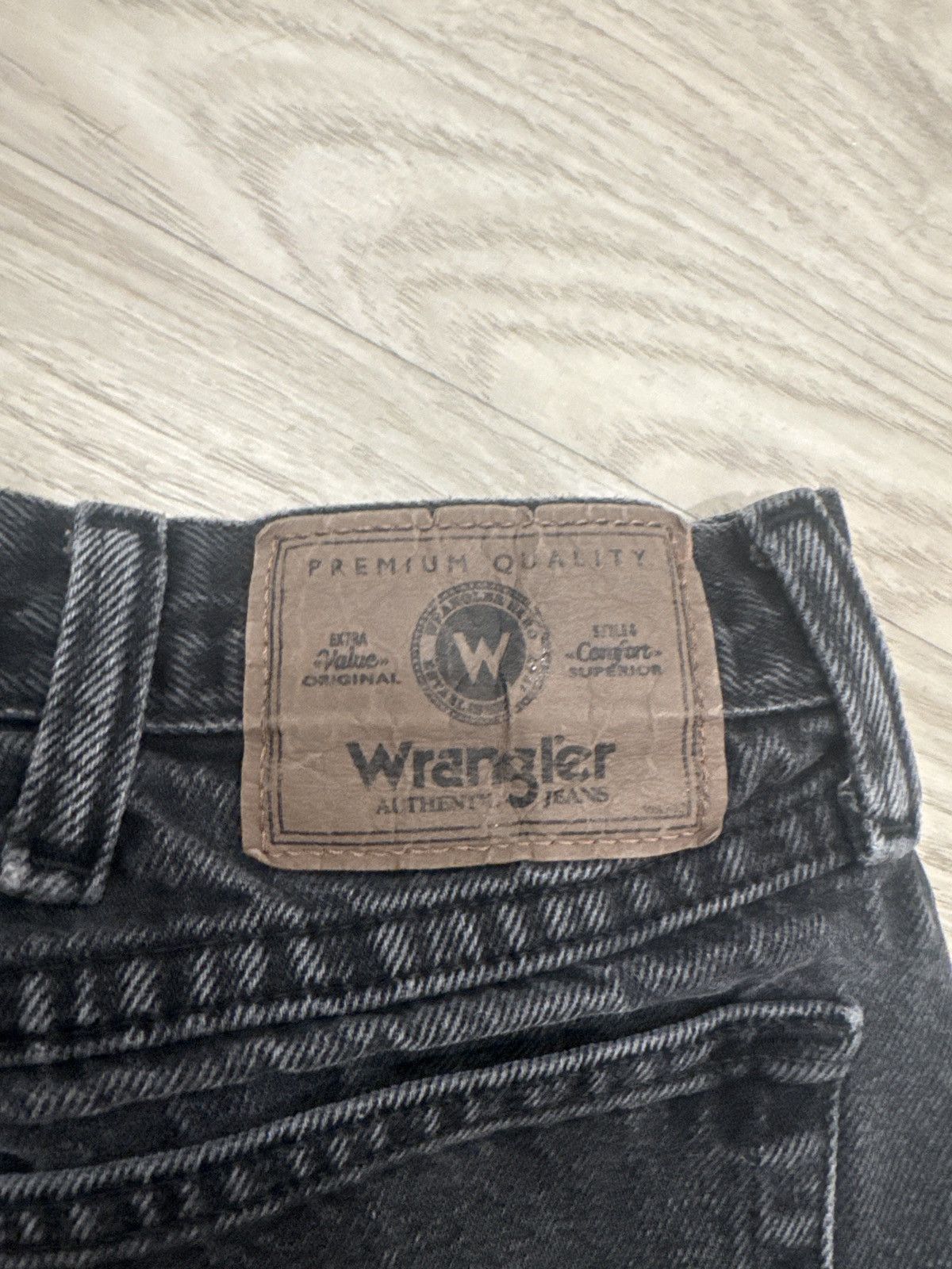 Wrangler Washed Black Denim Wrangler Pants Size US 36 / EU 52 - 6 Thumbnail