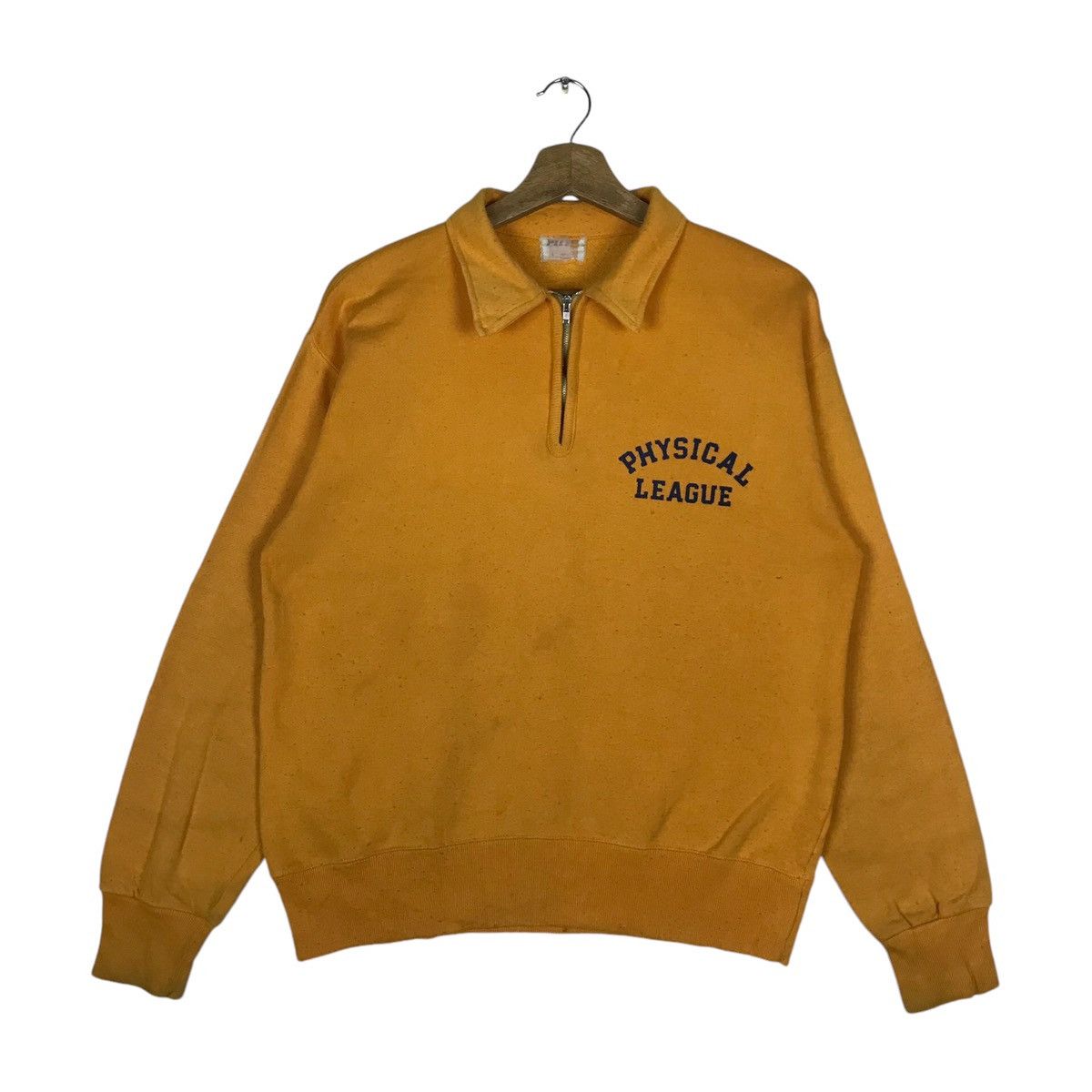 Vintage Vintage Physical League Quarter Zip Pullover Jumper Size US L / EU 52-54 / 3 - 1 Thumbnail