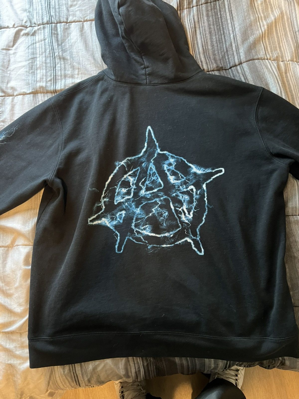 Revenge BLUE LIGHTNING ANARCHY HOODIE Size US XXL / EU 58 / 5 - 2 Thumbnail