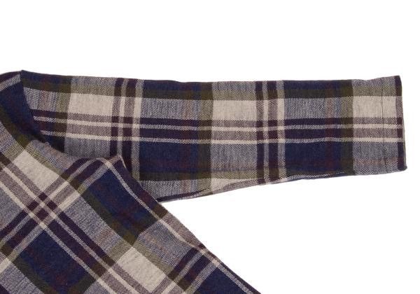 Yohji Yamamoto Yohji Yamamoto｜1990s Wool Blend Check Top Size US L / EU 52-54 / 3 - 3 Thumbnail