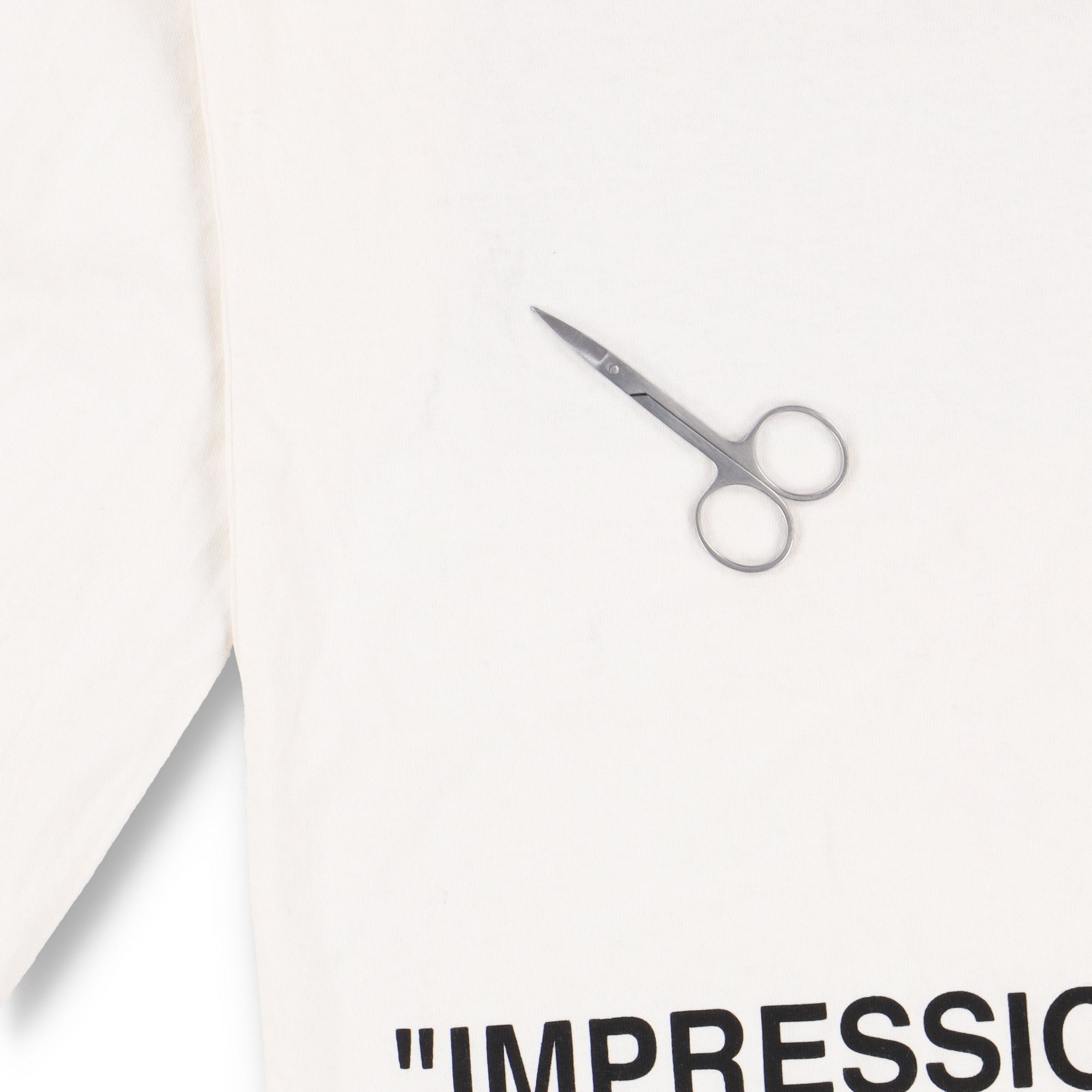 Off-White Cream Impressionism Boat Painting Logo LS T-Shirt Size US M / EU 48-50 / 2 - 7 Thumbnail