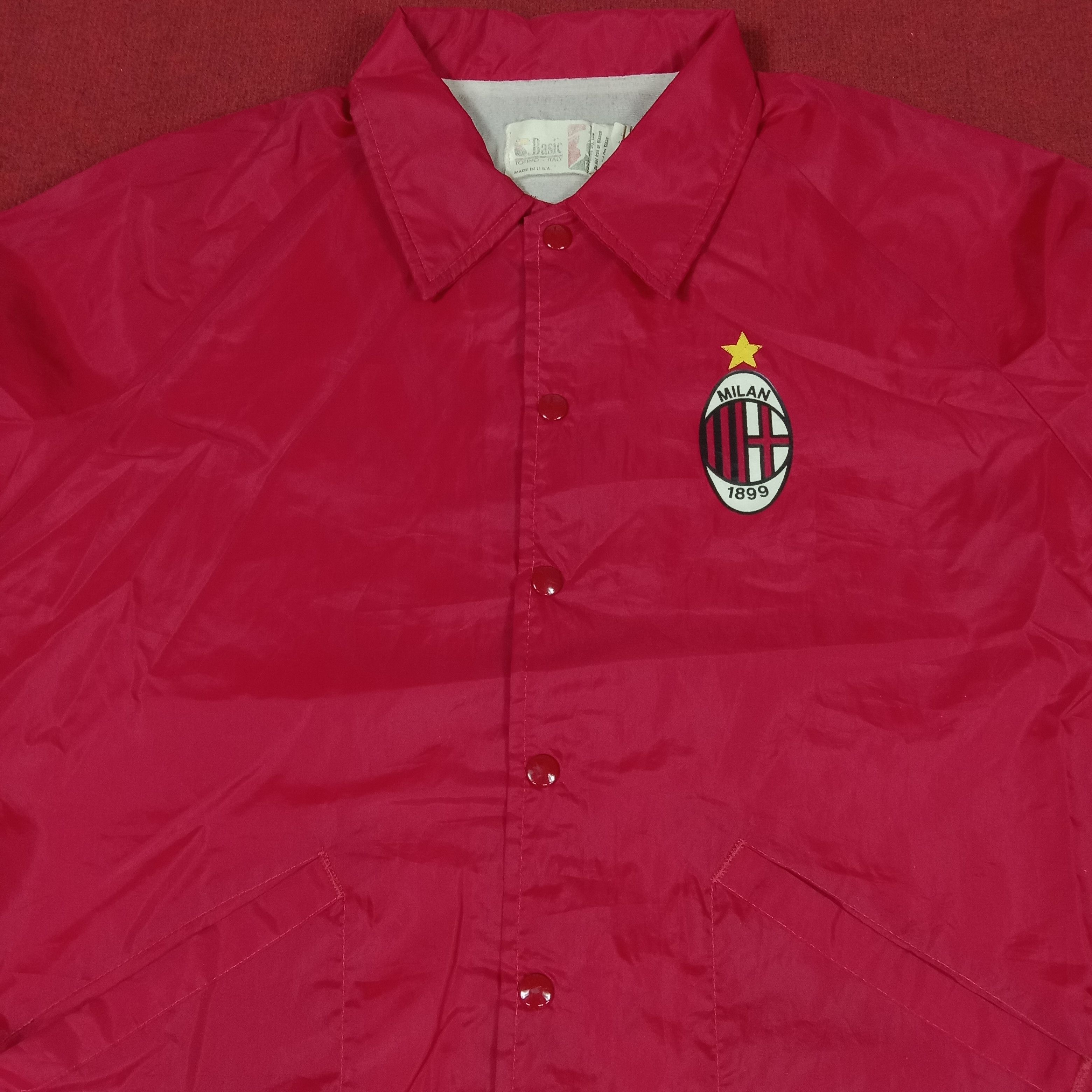 Vintage AC Milan Football Club Sportswear Windbreaker Style Jacket Size US L / EU 52-54 / 3 - 2 Thumbnail