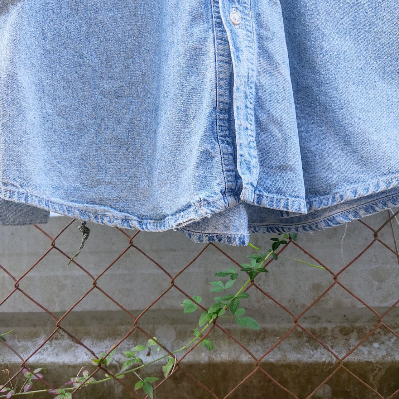 Budweiser × Vintage Vintage 90s Budweiser Embroided Denim Shirt Size US XL / EU 56 / 4 - 5 Thumbnail