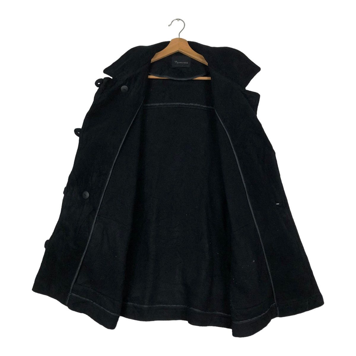Japanese Brand VINTAGE CHORE JACKET PYUMOSSO JAPAN MADE RICH BLACK Size US M / EU 48-50 / 2 - 12 Thumbnail