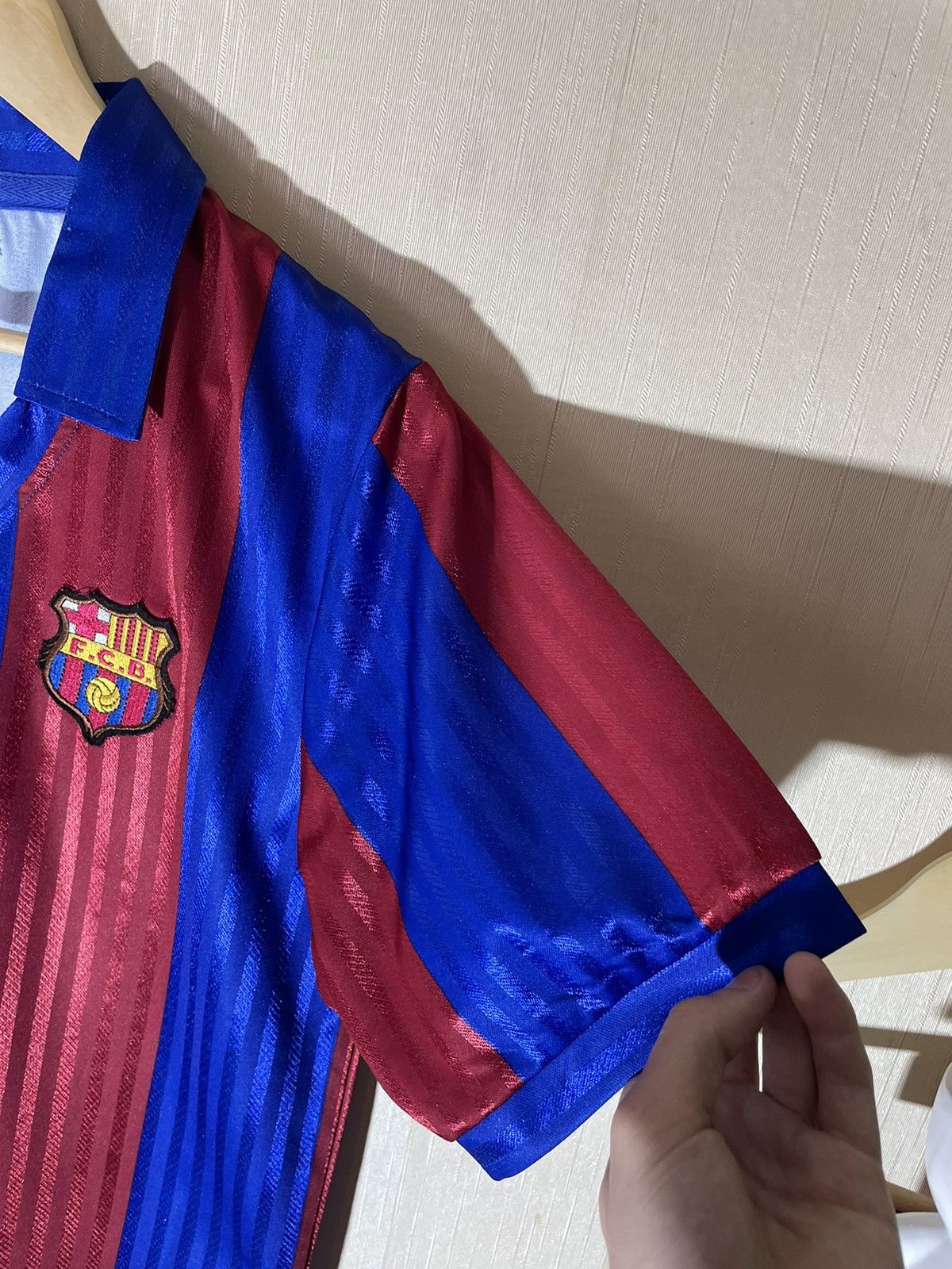 Vintage Barcelona score draw retro jersey vintage Size US M / EU 48-50 / 2 - 4 Thumbnail