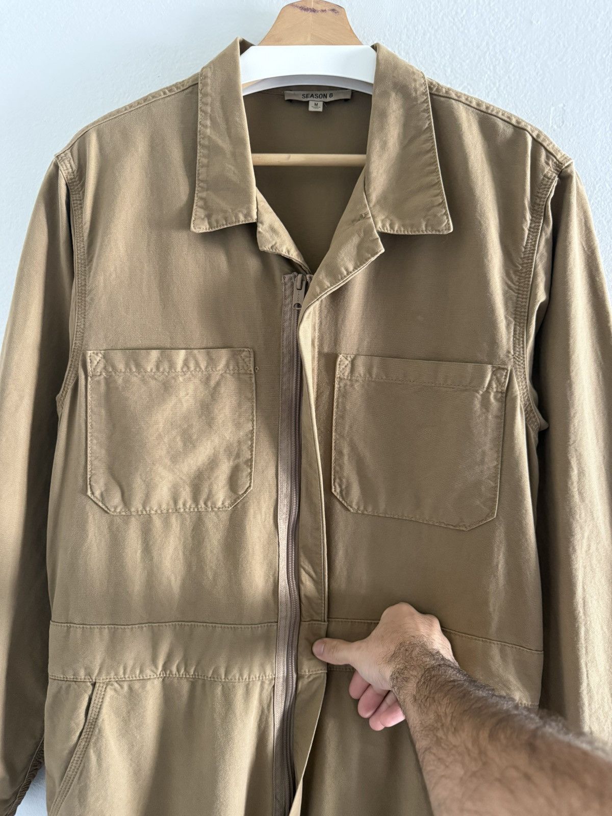 Kanye West Yeezy Season 6 Workwear Canvas Jumpsuit Shirt/Pants Brown Size US M / EU 48-50 / 2 - 19 Thumbnail
