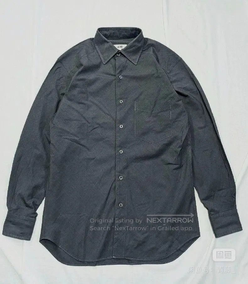 Yohji Yamamoto A.A.R Black Long Sleeve Shirt.