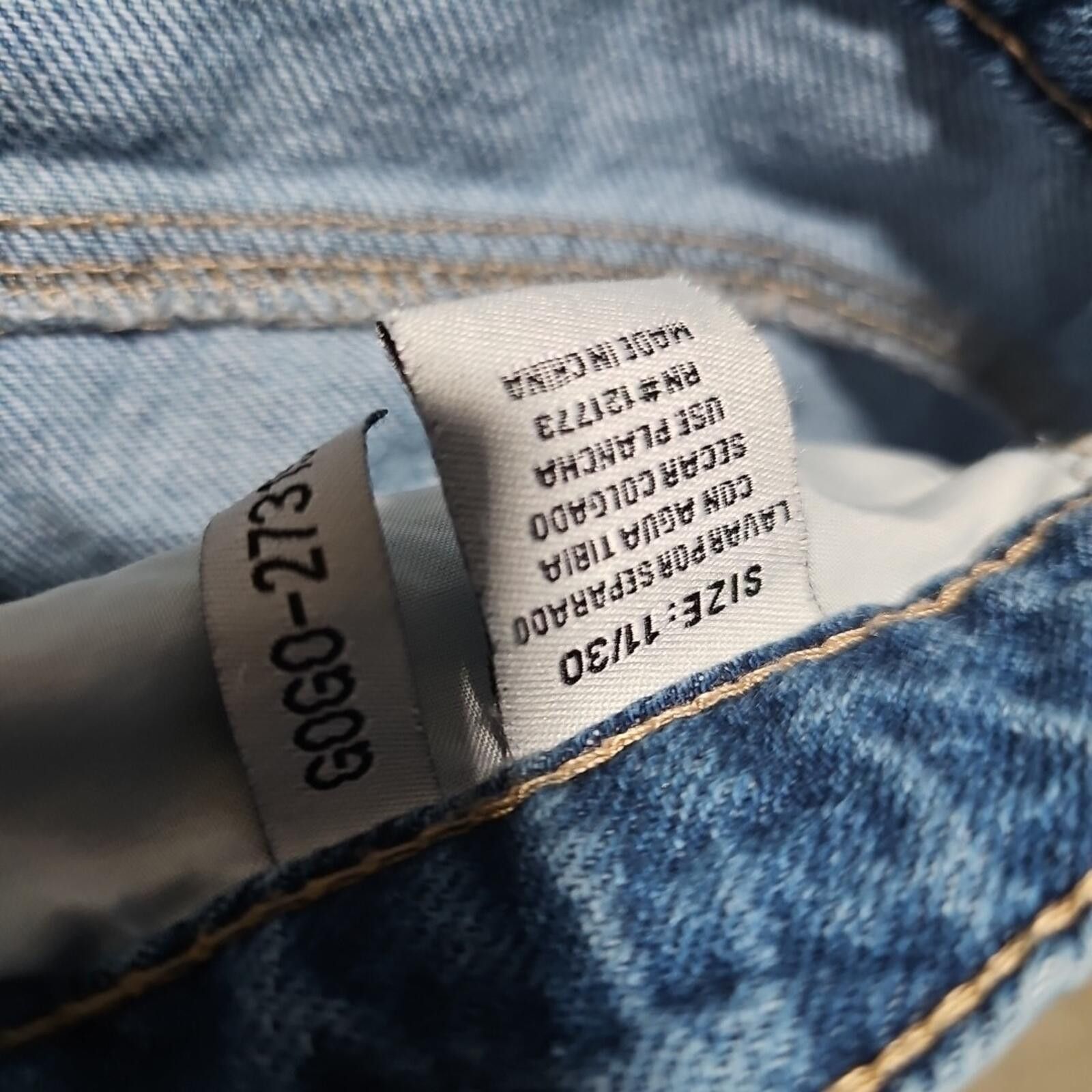 Other Flying Angel 11/30 Cropped Straight Blue Jeans Size 30" / US 8 / IT 44 - 4 Thumbnail