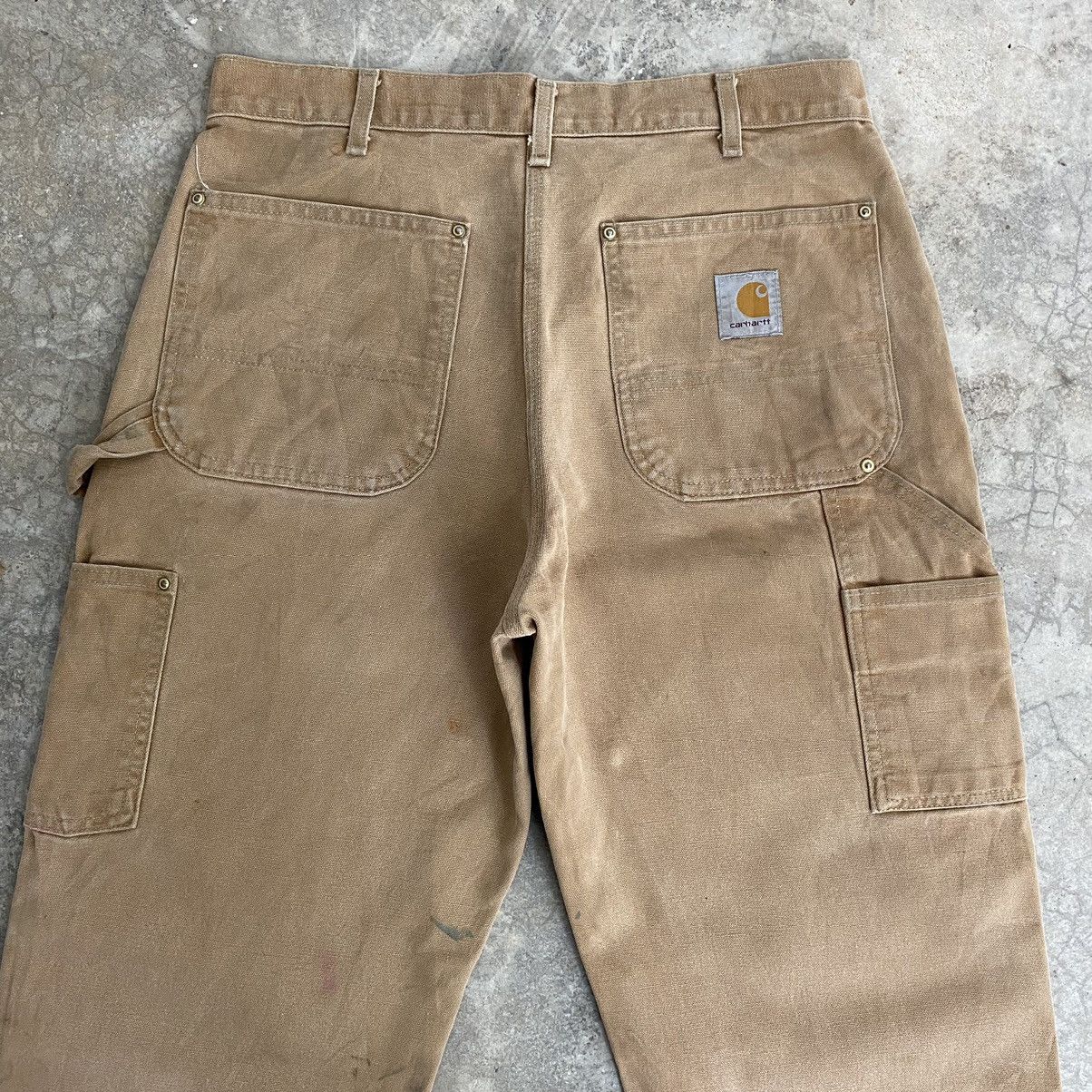 Carhartt VTG Carhartt Double Knee Raw Hem Dirty Carpenter Pants Size US 32 / EU 48 - 12 Thumbnail