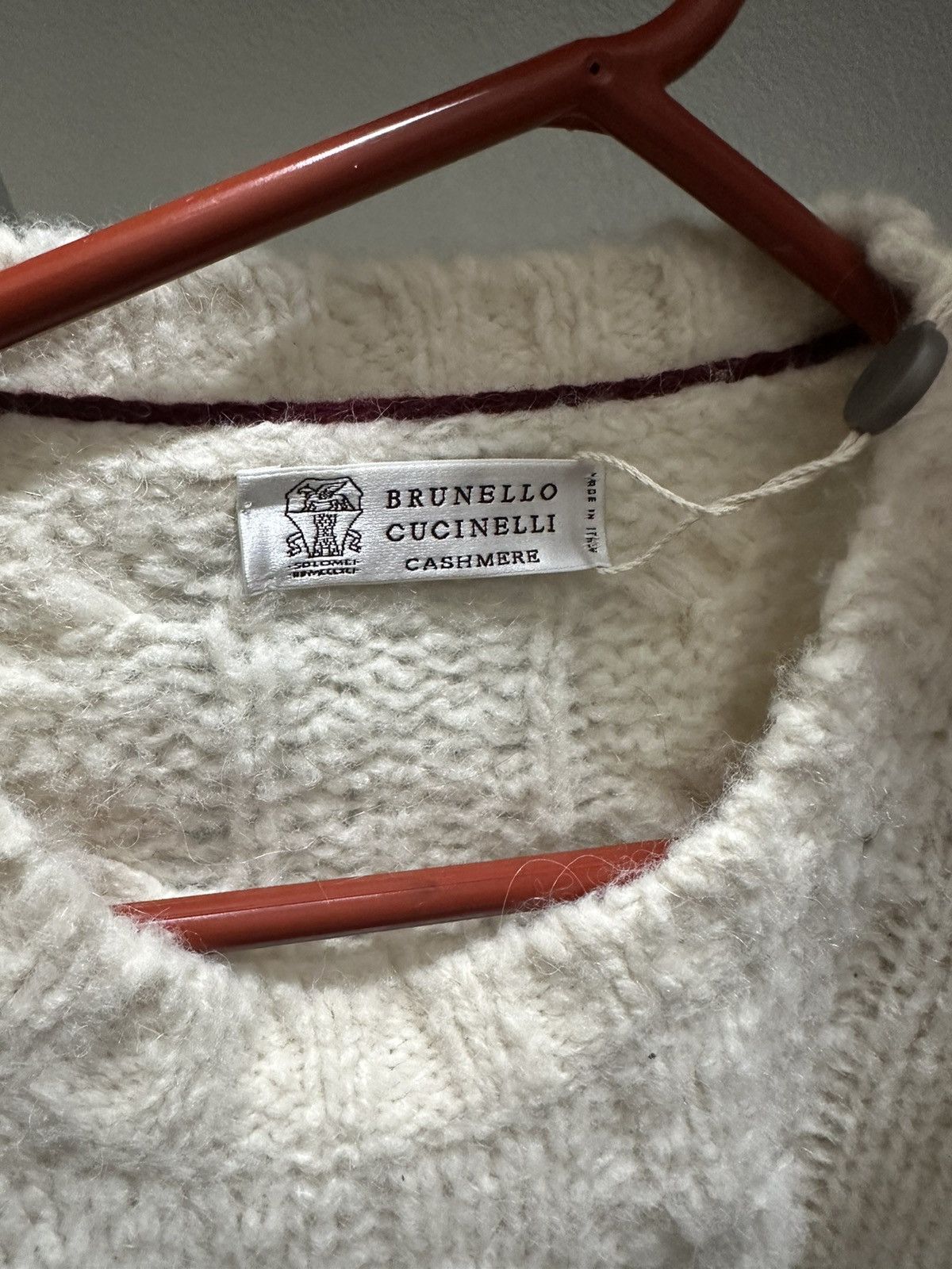 Brunello Cucinelli Brunello Cucinelli Alpaca Cashmere Cable Knit Sweater 50 Size US M / EU 48-50 / 2 - 3 Thumbnail