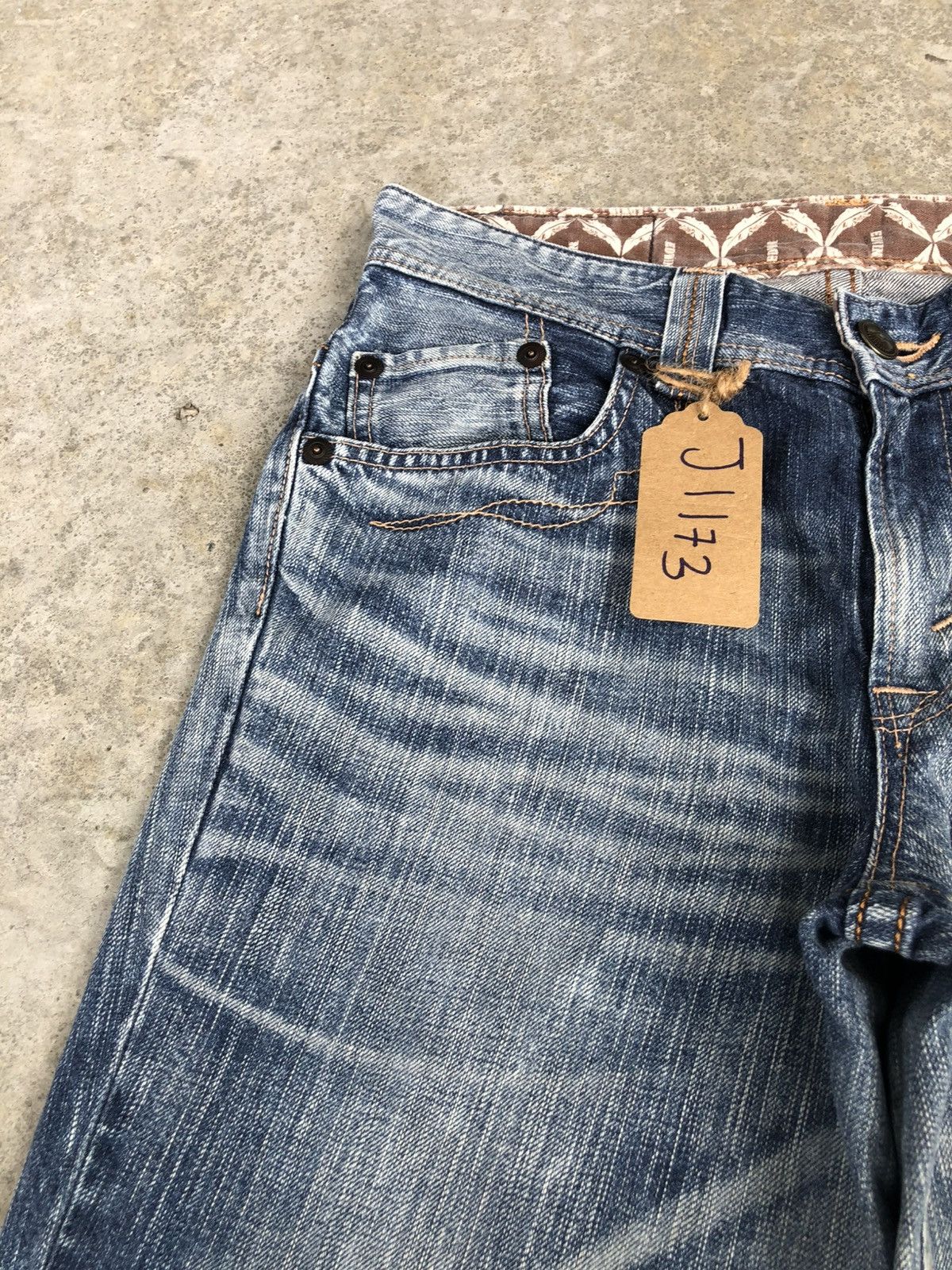 If Six Was Nine Japanese Edwin XU Flared Jeans Distressed Jeans Size US 31 - 14 Thumbnail