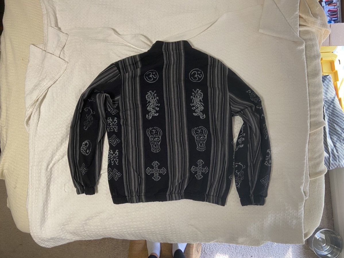 Supreme Supreme Striped Batik Zip Jacket (Black) Size US S / EU 44-46 / 1 - 2 Thumbnail
