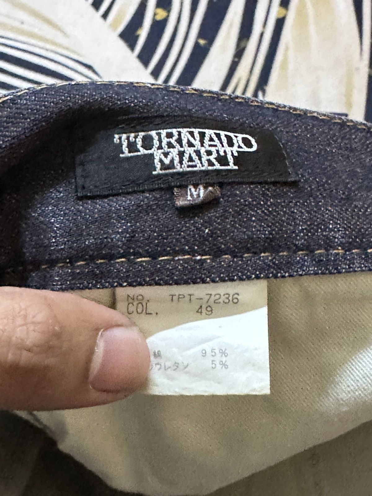 Tornado Mart Vintage Tornado Mart Flare Clawmark Mudwash Denim Size US 33 - 10 Thumbnail