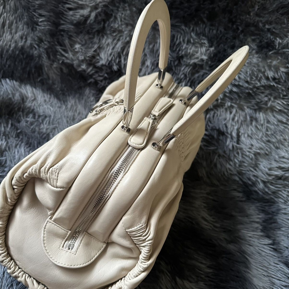 Dior Dior Light Beige Leather Karenina East West Karenina Satchel Size ONE SIZE - 9 Thumbnail