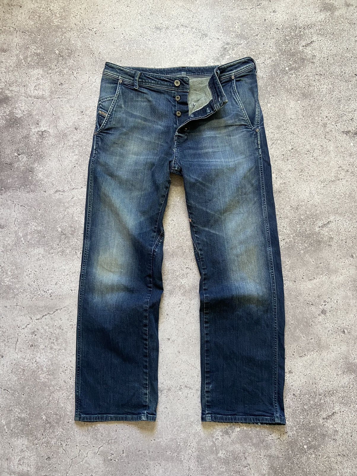 Diesel Diesel Pheyo Jeans Straight Cinch Back Workwear Size US 34 / EU 50 - 3 Thumbnail