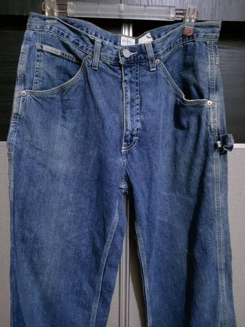 Calvin Klein × Vintage Vintage calvin klein carpenter jeans Size US 33 - 2 Thumbnail