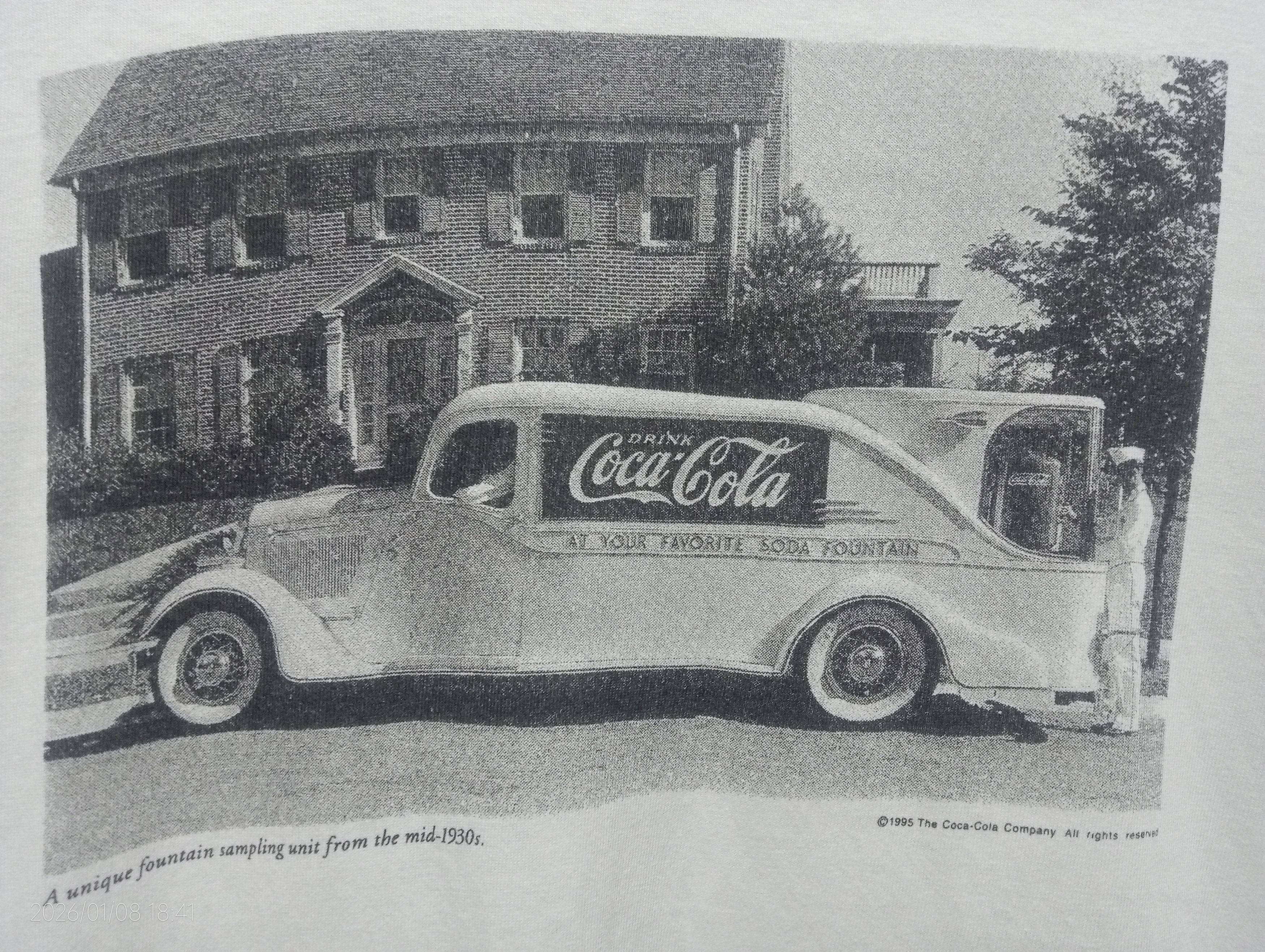 Coca Cola Vintage 1995 Single Stitch Coca- Cola Long Sleeve Tshirt Size US L / EU 52-54 / 3 - 7 Thumbnail