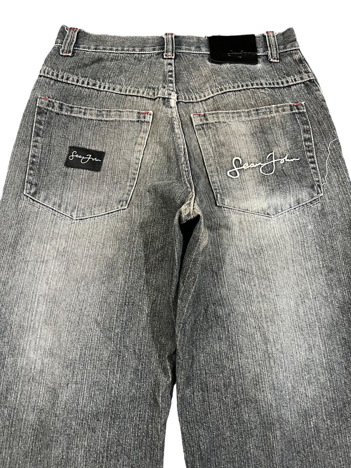 Sean John Vintage Sean John Baggy Embroiddery Denim Size US 31 - 8 Thumbnail