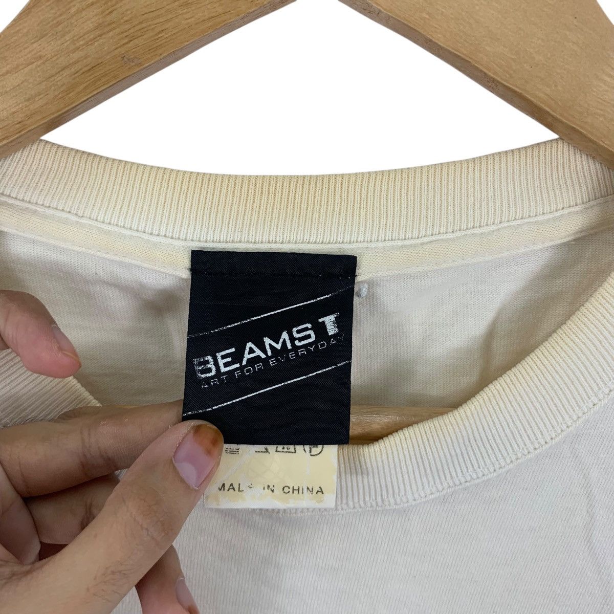 Beams Plus BEAMS PLUS ART Patch Pocket Minimalist Design Tee Shirt Top Size M / US 6-8 / IT 42-44 - 7 Thumbnail