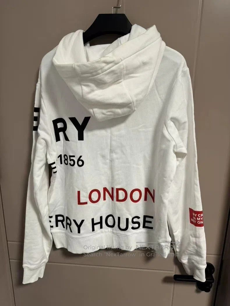 Burberry Burberry Logo Print White Hoodie. Size US S / EU 44-46 / 1 - 2 Thumbnail