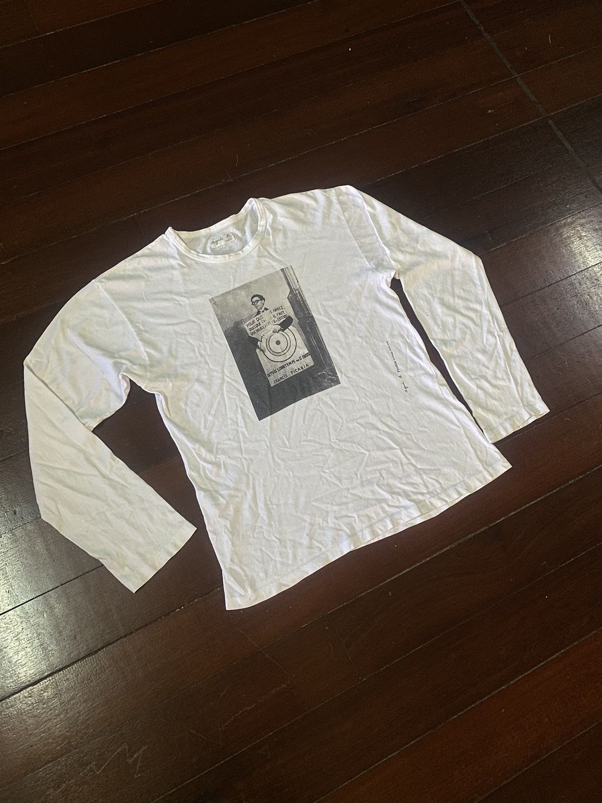 A.P.C. × agnes b. FIRE 🔥 VINTAGE AGNES.B PICABIA adagp paris 1998 Size US L / EU 52-54 / 3 - 4 Thumbnail