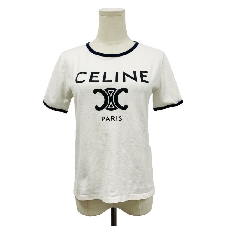 Celine Celine Triomphe Logo T-Shirt Size M Size M / US 6-8 / IT 42-44 - 1 Thumbnail