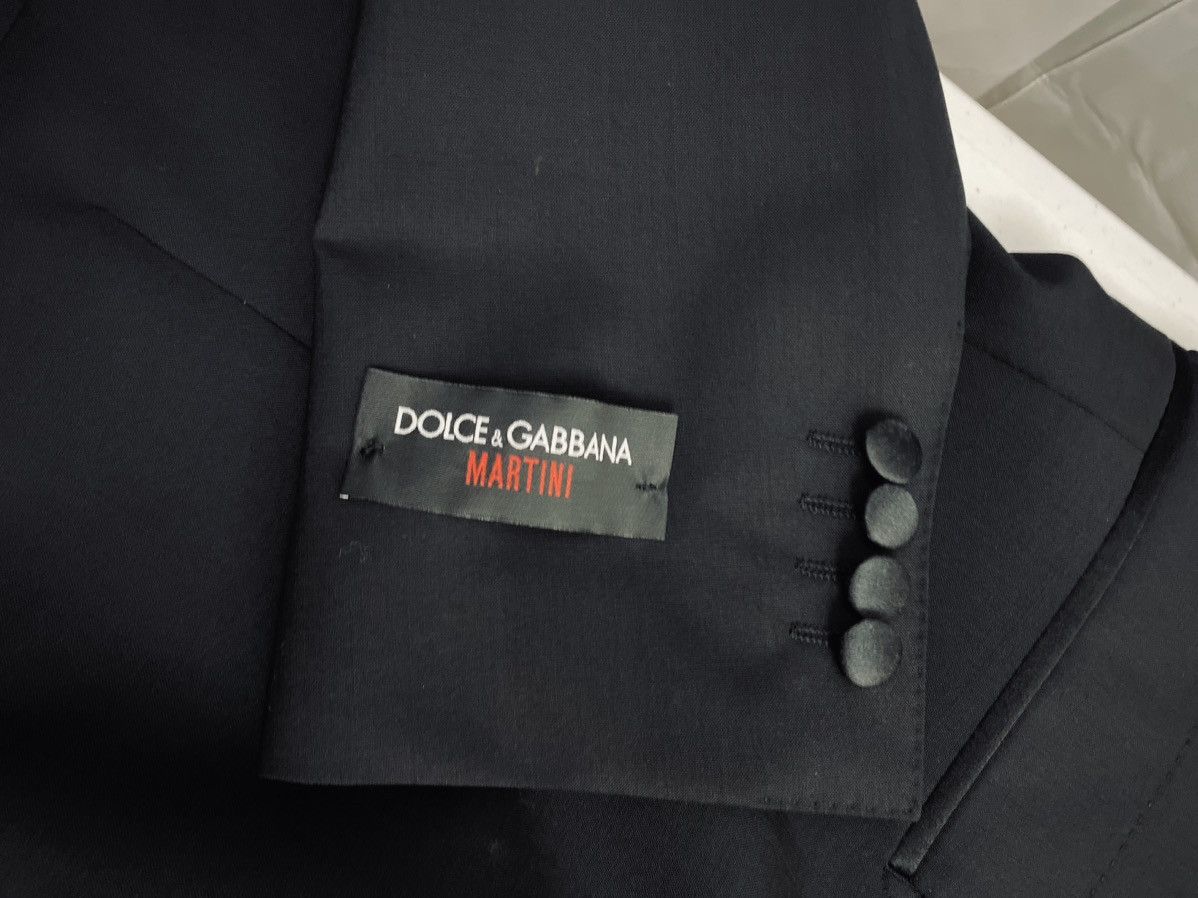 Dolce & Gabbana Dolce & Gabbana 🇮🇹 Black Notch Lapel 2btn Martini Tux 56R NWT Size 46R - 6 Thumbnail