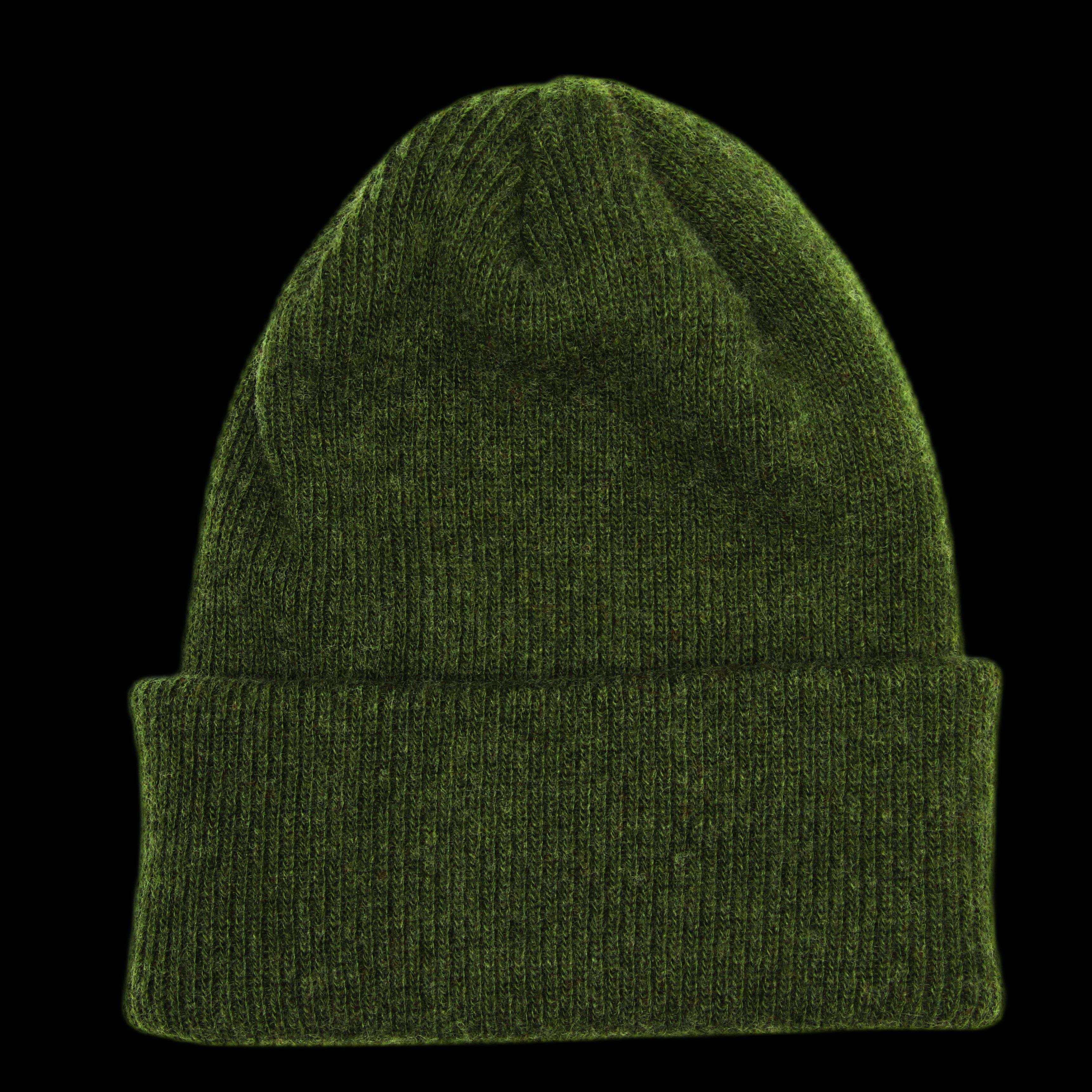 Other 50% recycled Cashmere 50% Merino wool Beanie Olive Size ONE SIZE - 1 Thumbnail