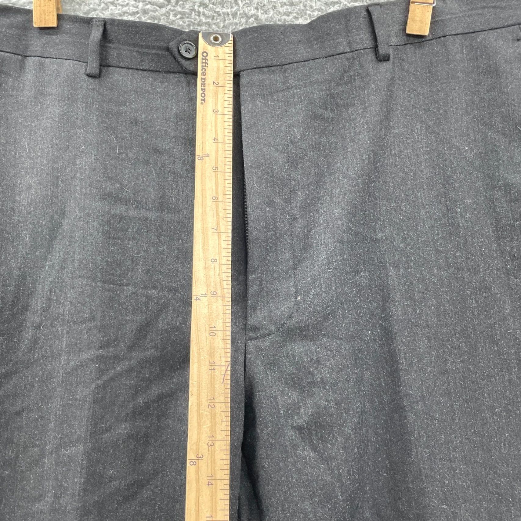 Vintage VINTAGE Zignone Wool Dress Pants Mens 38x29 Black Corpcore Classic Career Business 90's Size US 38 / EU 54 - 6 Thumbnail