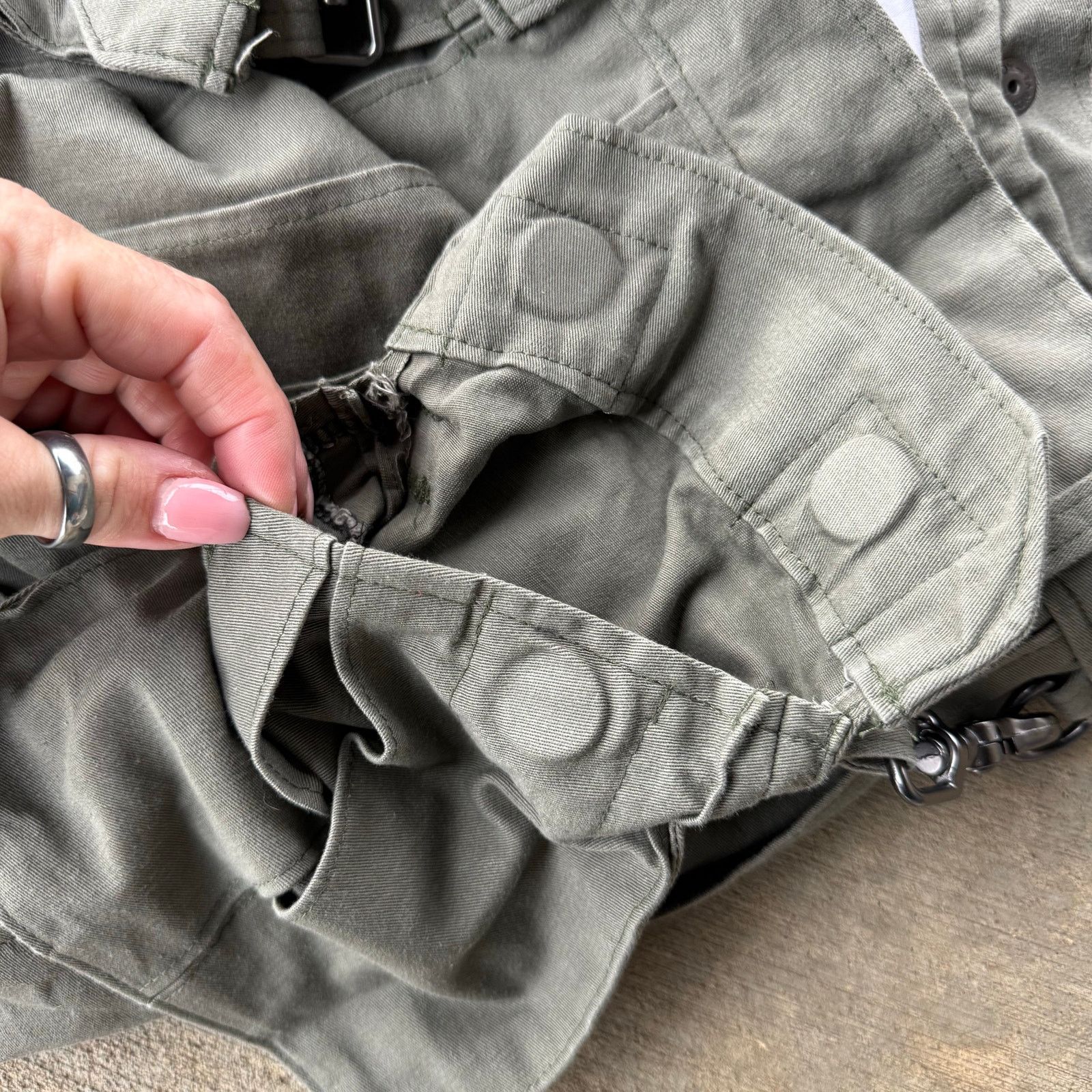 Vintage Utility Tactical Canvas Kilt Utilikilt Tandy Snap Cargo 36" Size US 36 / EU 52 - 3 Thumbnail