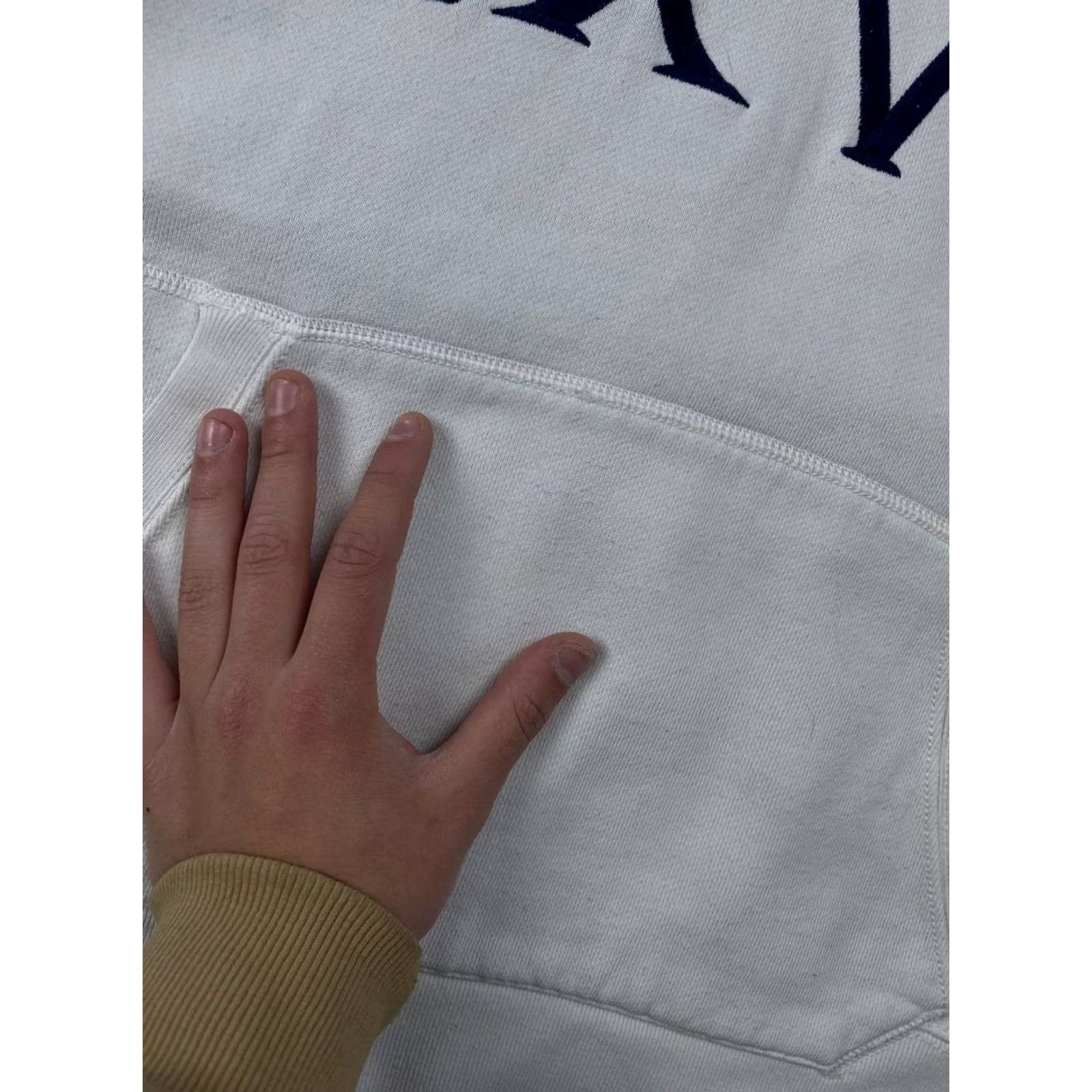 Polo Ralph Lauren VINTAGE Polo Ralph Lauren Hoodie 90s Double Big Pony LXVII Men Size L White Size US L / EU 52-54 / 3 - 6 Thumbnail