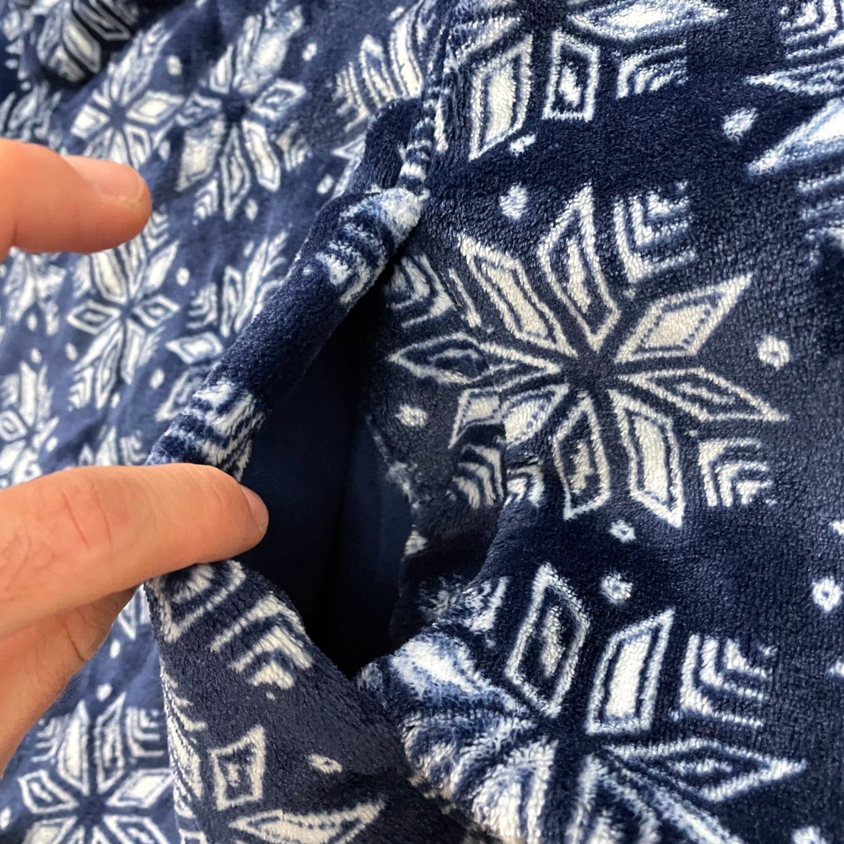 Lands' End Lands' End Fleece Jacket Womens Small Navy Blue Holiday 1/4 Snap Pocket Outdoor Jacket Adult Womens Regular Size S / US 4 / IT 40 - 4 Thumbnail