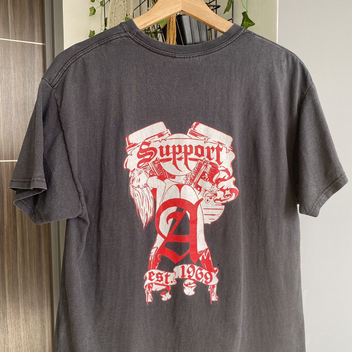 West Coast Choppers Thrashed Faded Vintage Y2K Support Abolafia ERD GRUNGE TEE Size US L / EU 52-54 / 3 - 2 Thumbnail