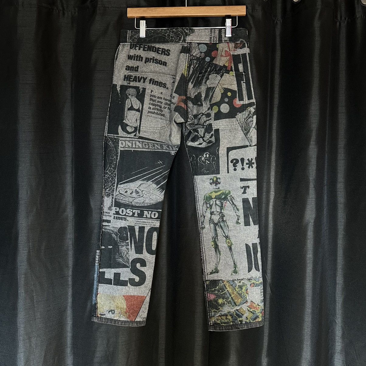 Yohji Yamamoto AW07 Yohji Yamamoto x Shotaro Ishinomori "Cyborg 009" Jeans Size US 30 / EU 46 - 5 Thumbnail