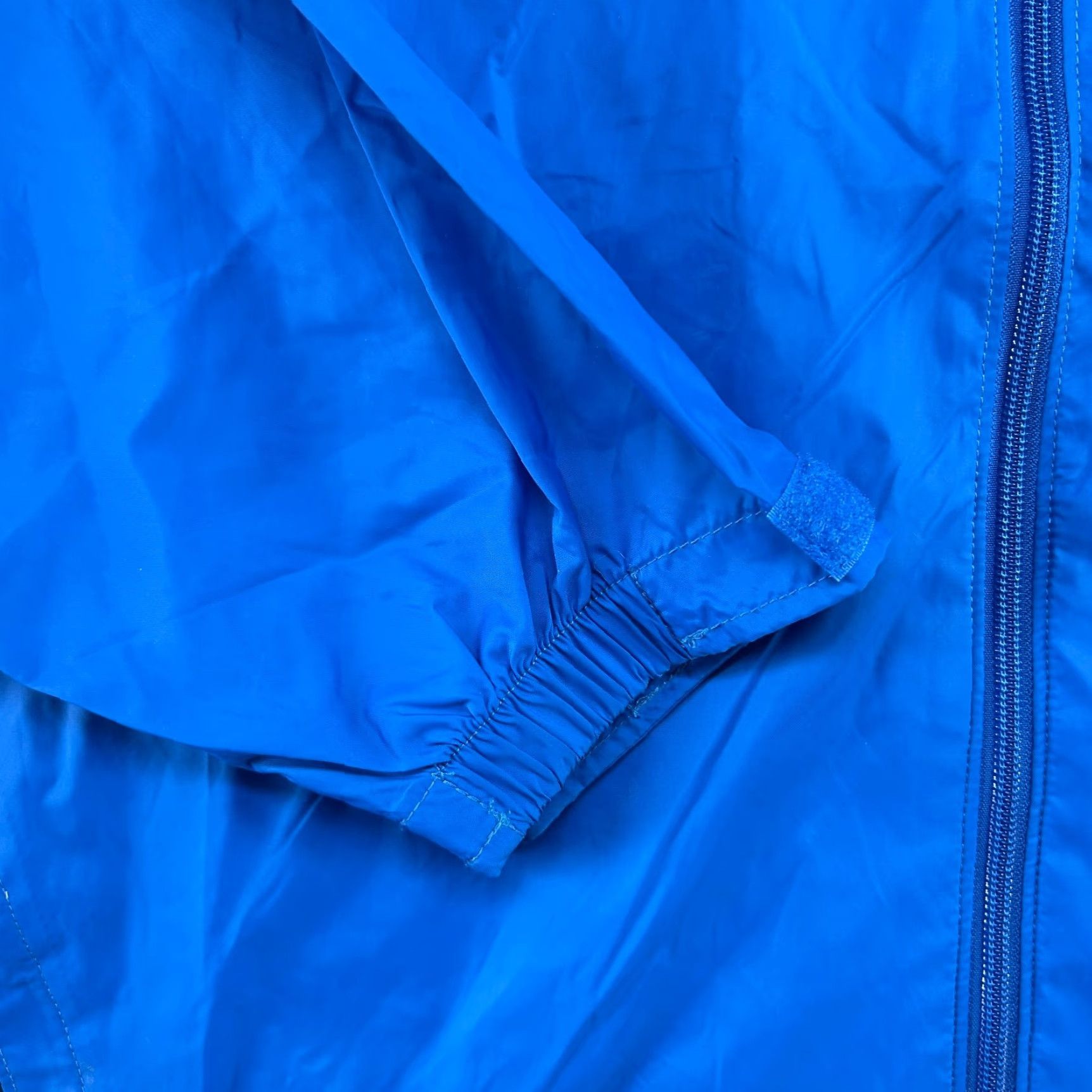 Logo 7 Columbia Windbreaker Jacket Mens L Hooded Blue Logo Nylon Full Zip Rain Coat Size US L / EU 52-54 / 3 - 5 Thumbnail