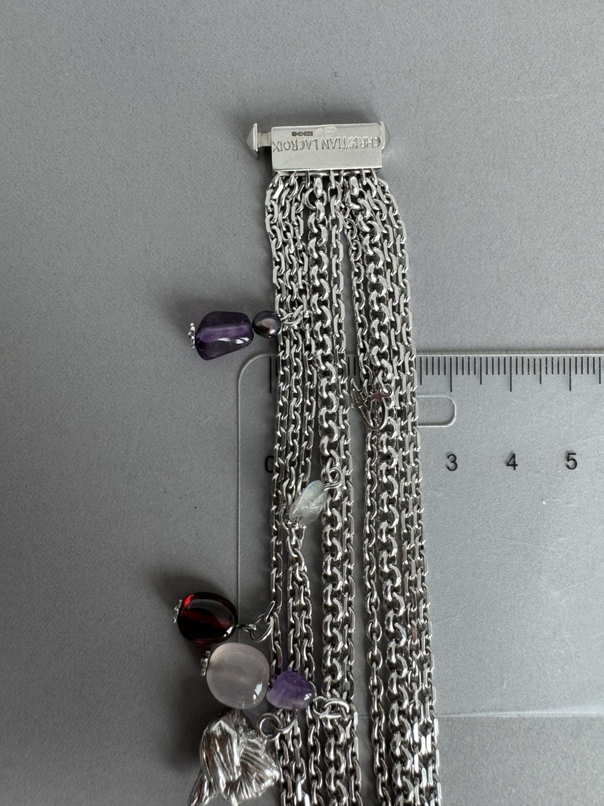 Christian Lacroix Christian Lacroix Sterling Silver Multi Strand Bracelet Size ONE SIZE - 6 Thumbnail