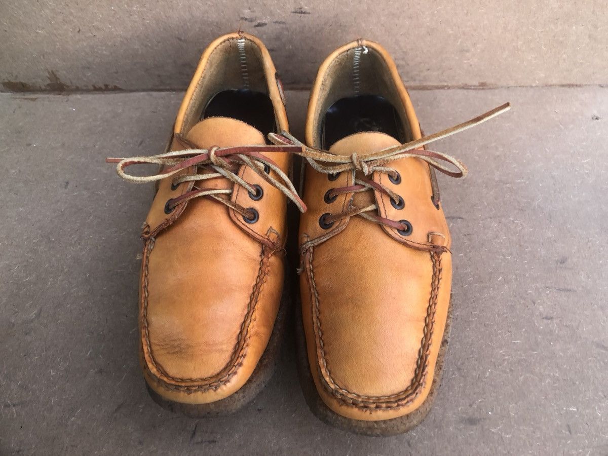 Quoddy Quoddy Brown Leather Men’s Boat Shoes Size 8.5 Size US 8.5 / EU 41-42 - 3 Thumbnail
