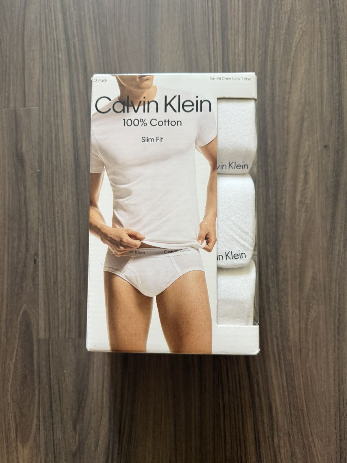 Calvin Klein Calvin Klein Under Shirt For Men - White XL (3-Pack) Size US XL / EU 56 / 4 - 1 Thumbnail