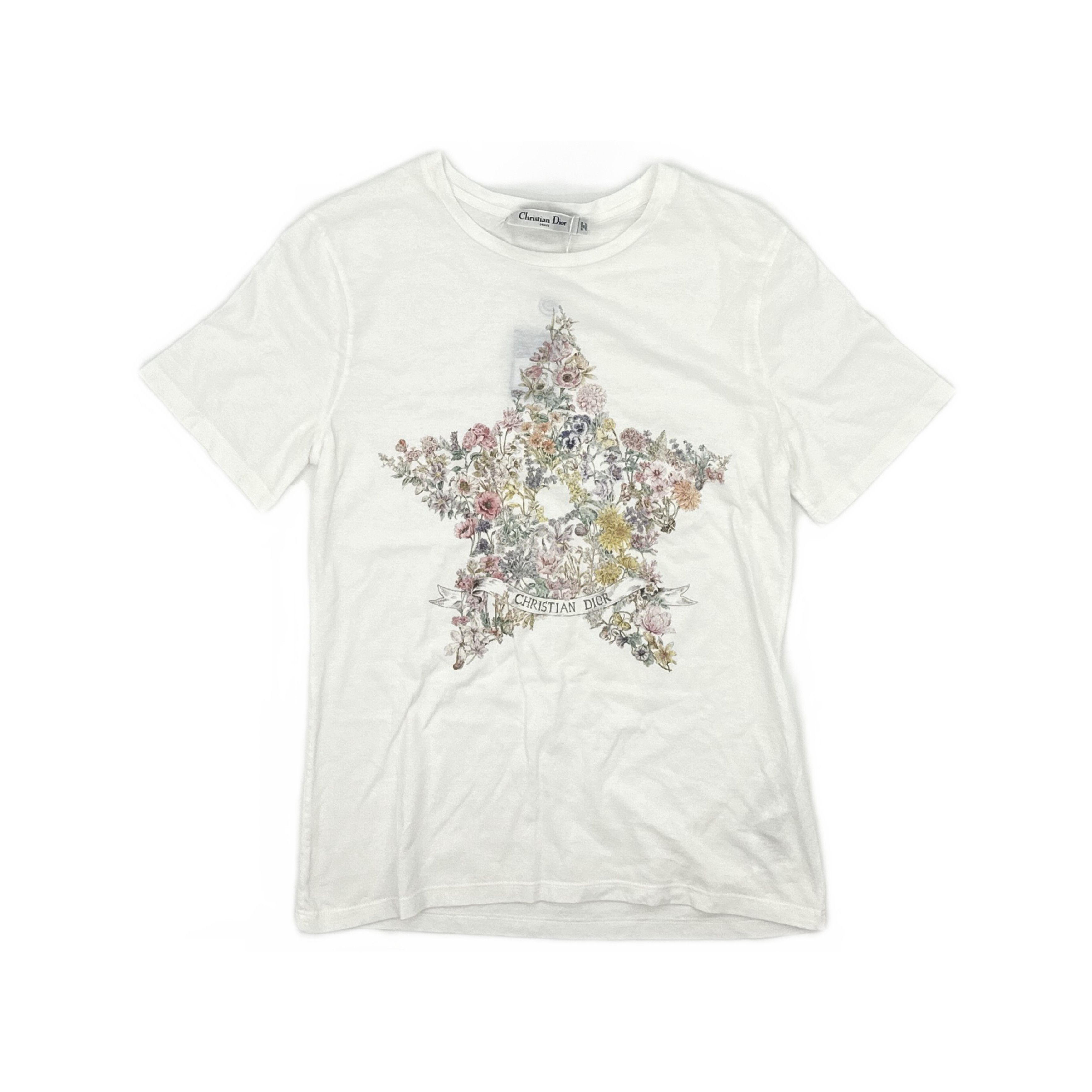 Dior Dior Star Floral Print T-Shirt Size S Size S / US 4 / IT 40 - 1 Thumbnail