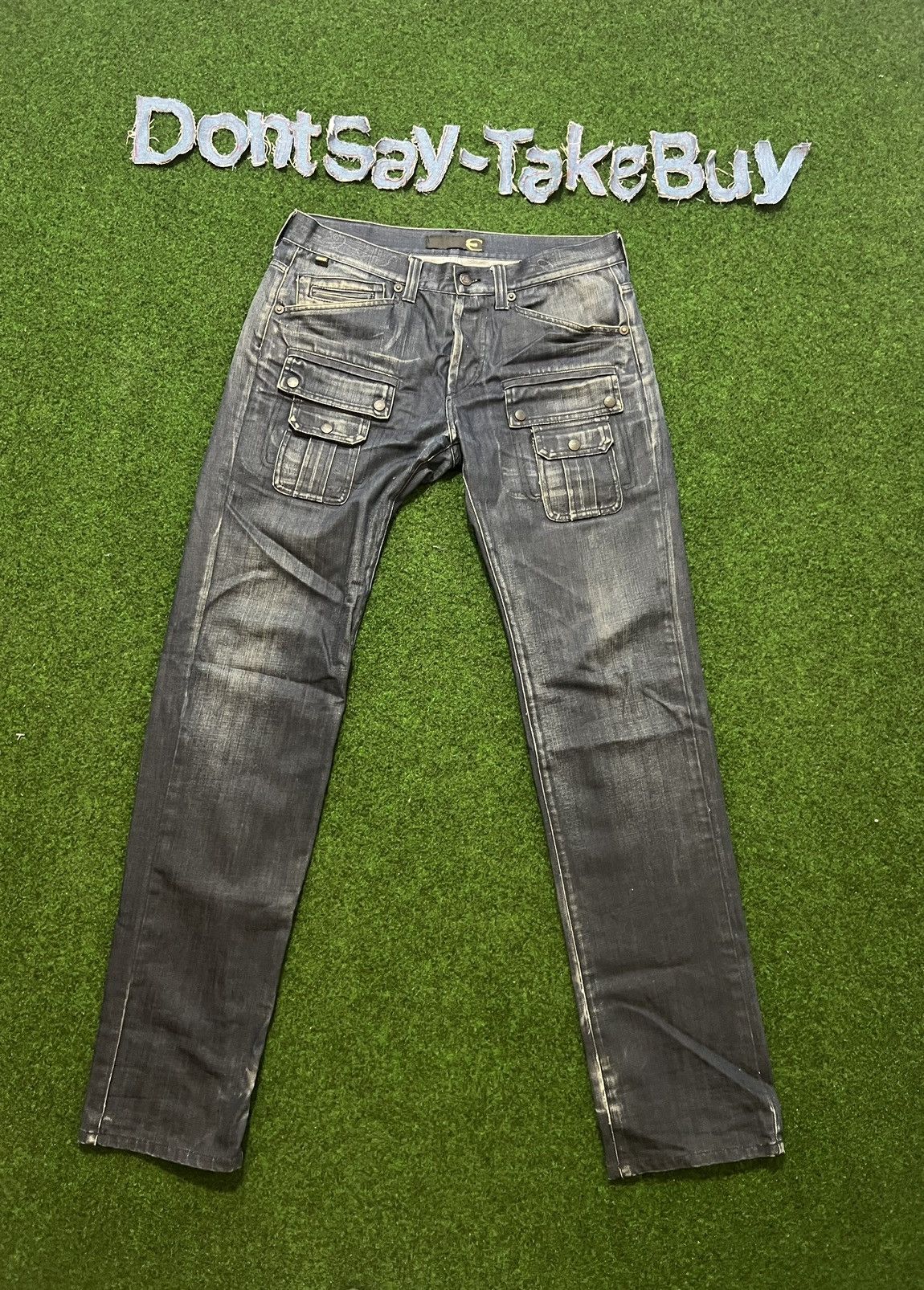 image of Avant Garde x Just Cavalli Vintage Just Cavalli Jeans 90's Americanwear Y2K Casual Style (Size 31)