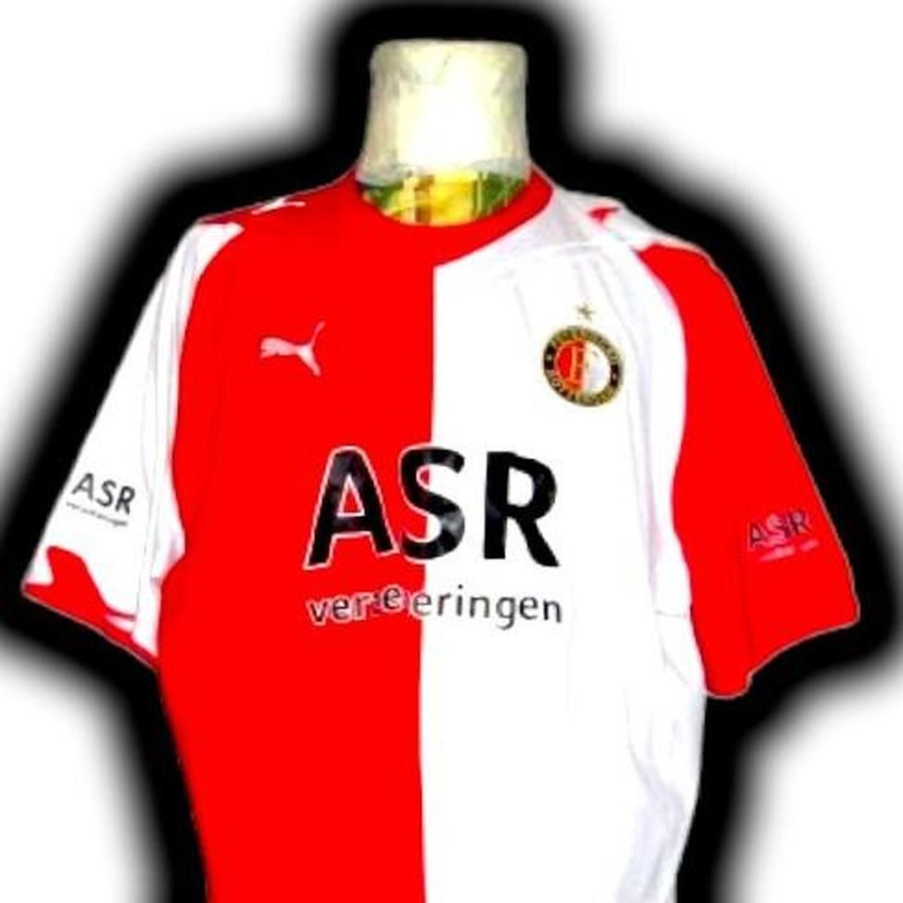 Puma Fc Feyenoord Rotterdam Netherlands 2009 2010 Home Jersey Size US XL / EU 56 / 4 - 3 Thumbnail