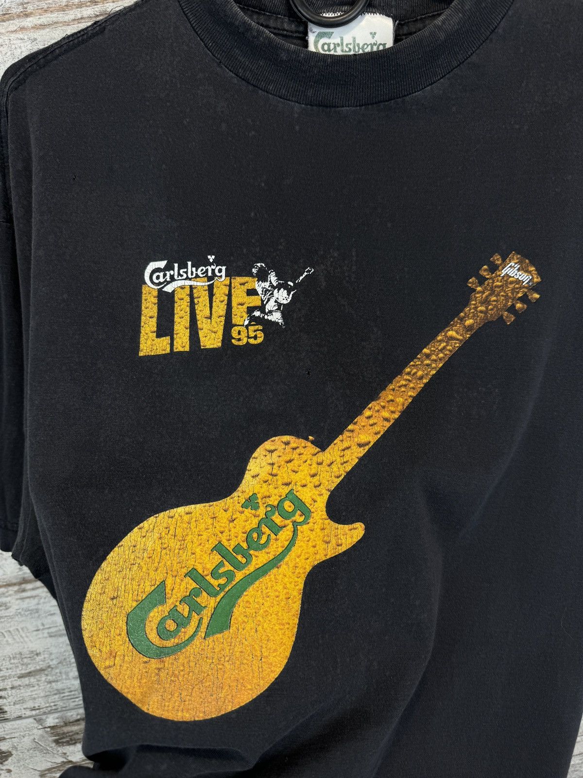 Vintage Mens Vintage Garlsberg T-shirt very rare tee Size US XL / EU 56 / 4 - 6 Thumbnail
