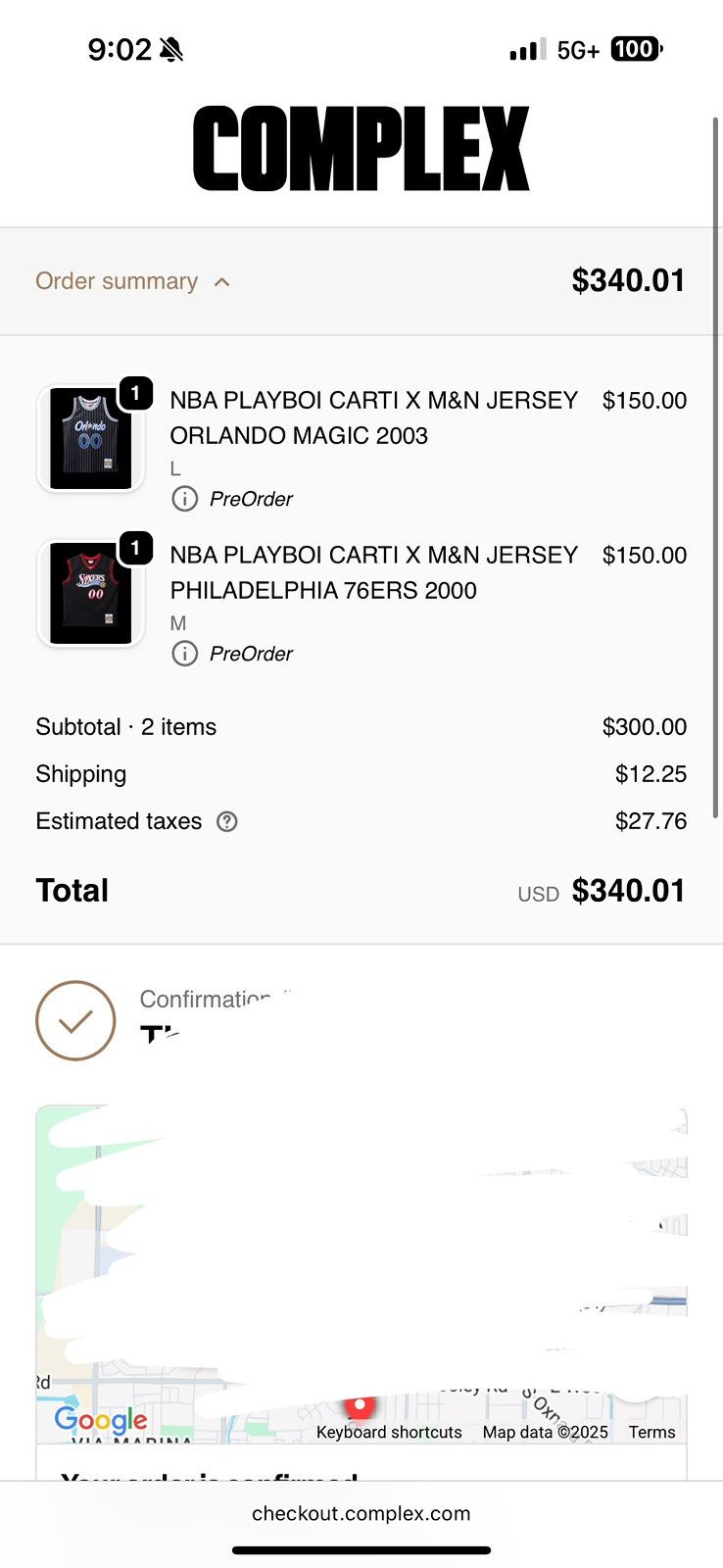 Playboi Carti NBA PLAYBOI CARTI X M&N JERSEY PHILADELPHIA 76ERS 2000 Size US M / EU 48-50 / 2 - 4 Thumbnail