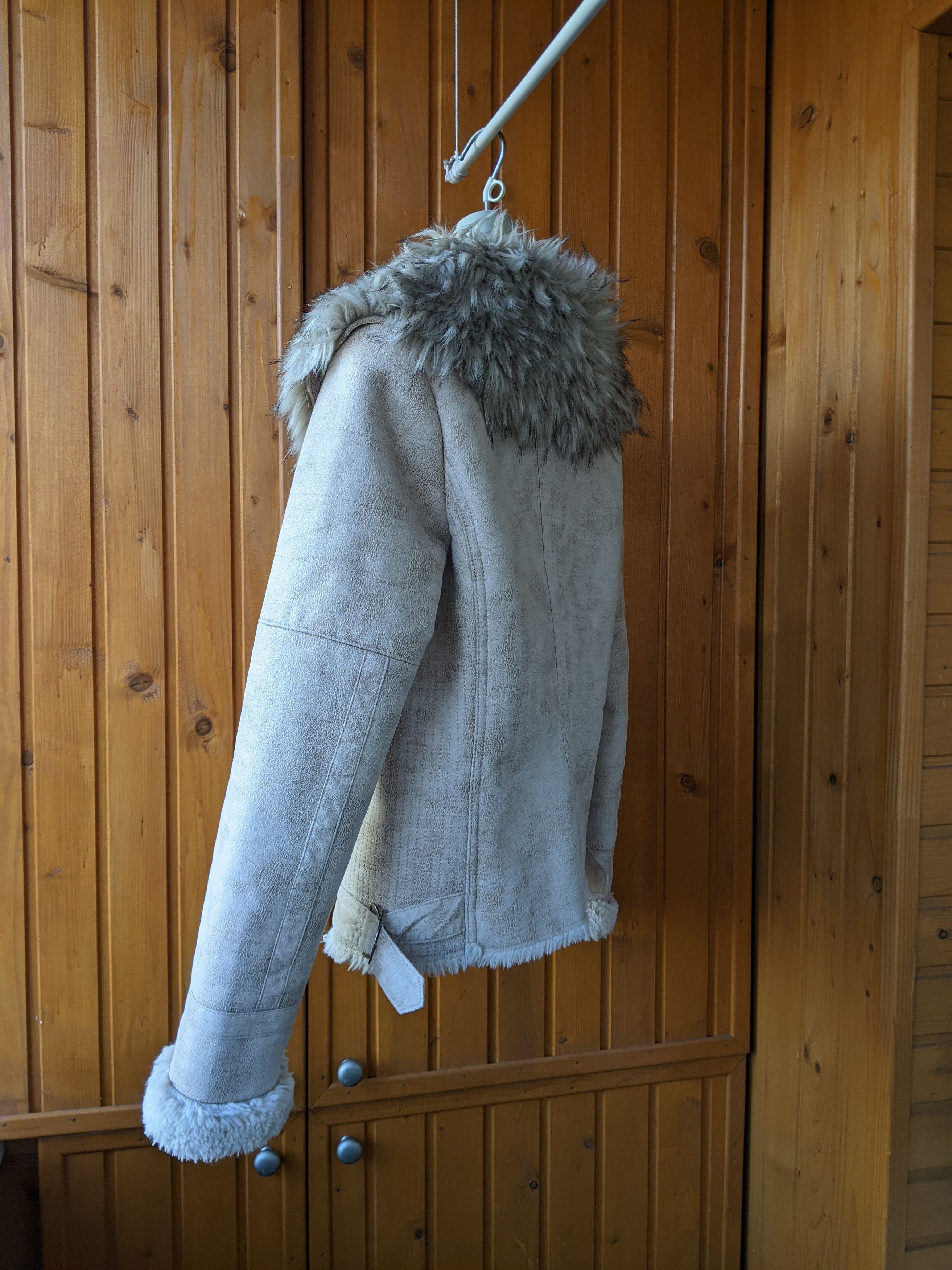 Guess Guess Sherpa Faux Fur Chinchilla Zip Jacket Vintage Dior YSL Size XS / US 0-2 / IT 36-38 - 4 Thumbnail