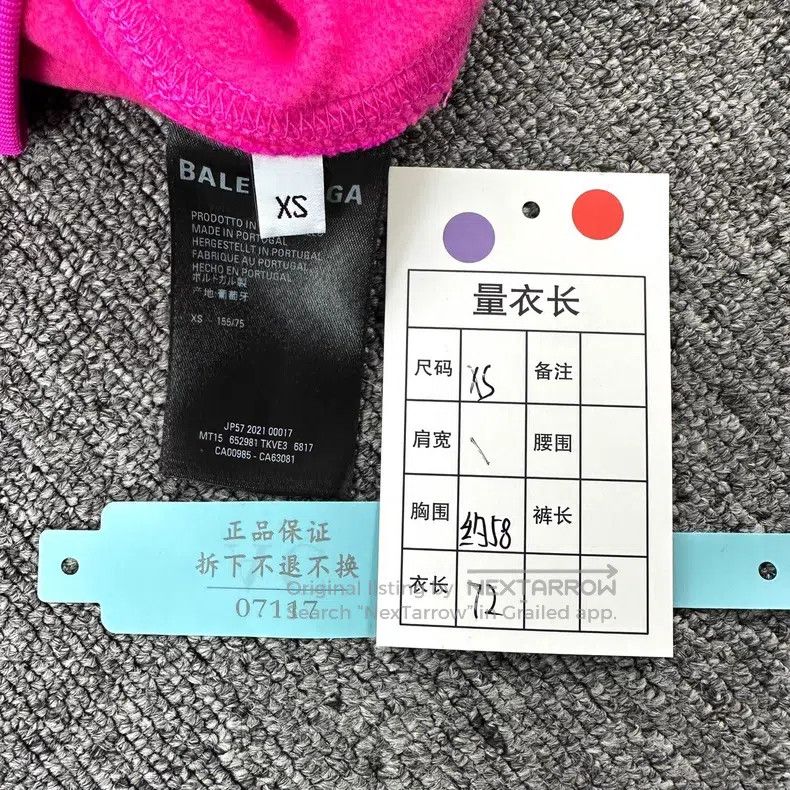 Balenciaga Balenciaga Pitaya Color Semi-high Neck Eco-friendly Logo P Size US XS / EU 42 / 0 - 8 Thumbnail